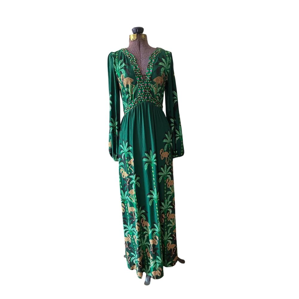 Lilly Pulitzer NWT Wexlee Maxi Dress Evergreen Stir It Up Size 6